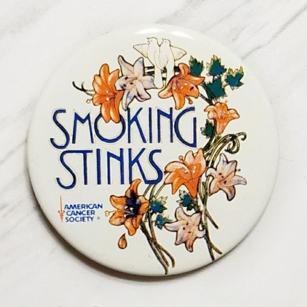 VINTAGE “Smoking Stinks” American Cancer Society